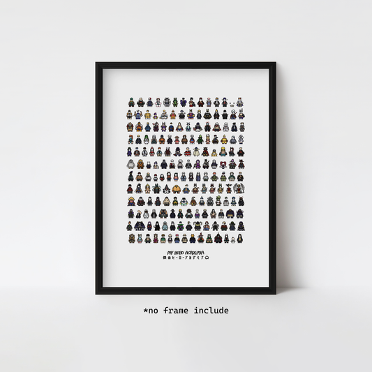 My Hero Academia Character Collection Poster | Wall Art